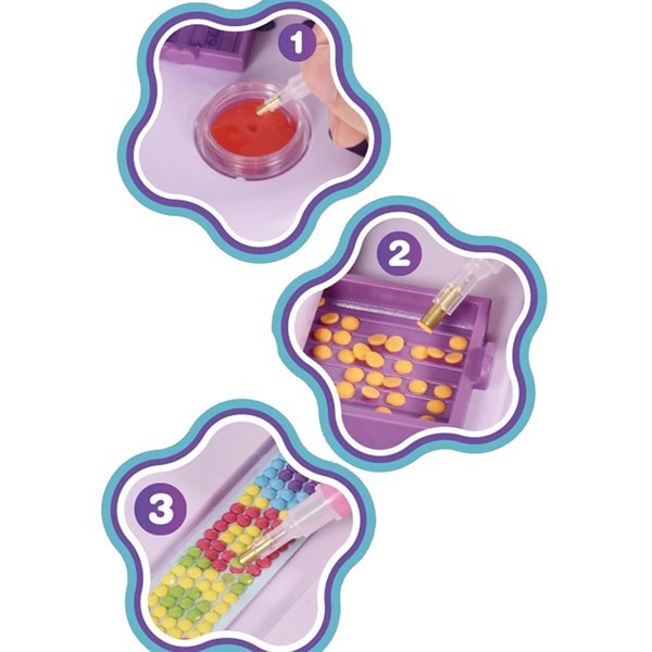 Cuentas diamantes de acrílico para colorear pulseras
