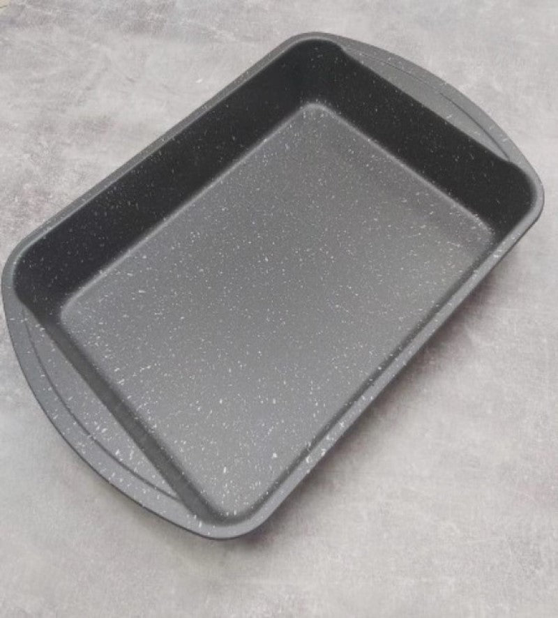 Asadera rectangular negra