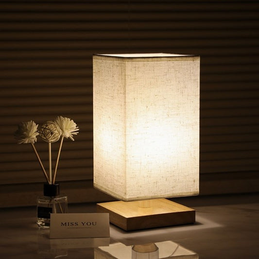 Portátil veladora base madera.