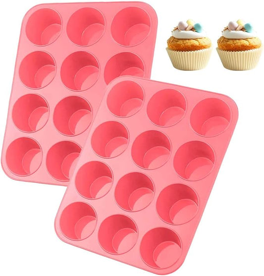 Molde de silicona para preparar muffins
