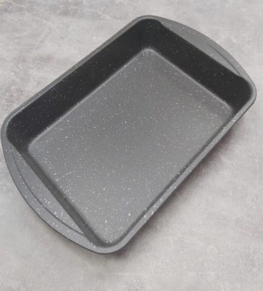 Asadera rectangular negra