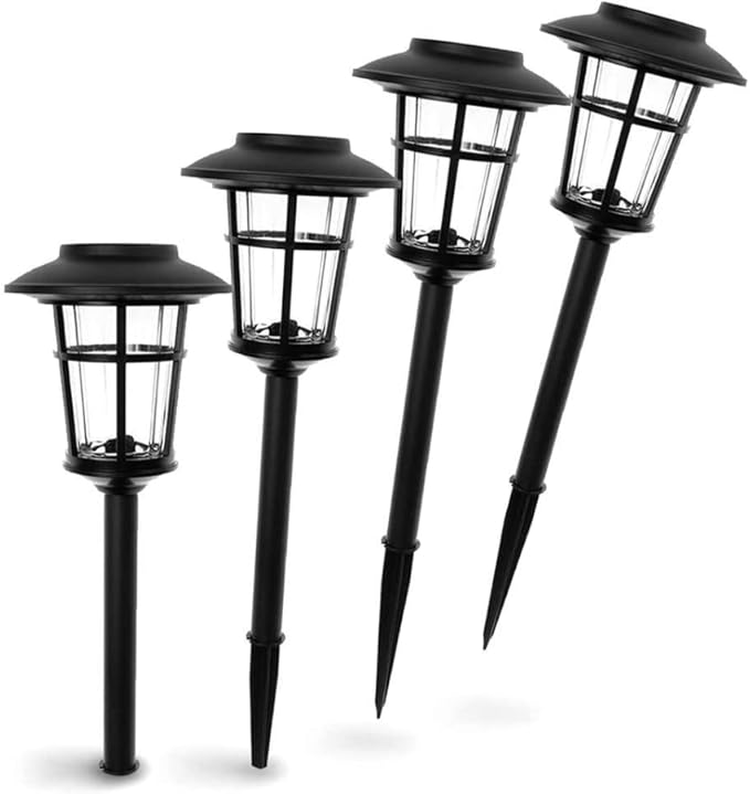 Farol solar con estaca luz blanca