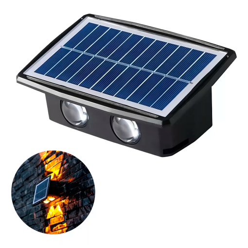 Aplique solar bidireccional