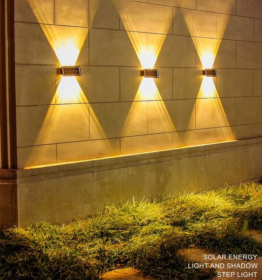 Aplique solar bidireccional